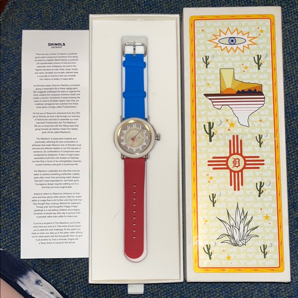 Shinola “The Washburn” Watch - NIB
